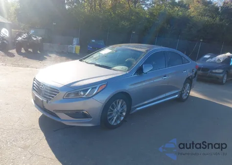 2015 Hyundai Sonata Limited z USA, uszkodzony, nr VIN 5NPE34AF5FH249221